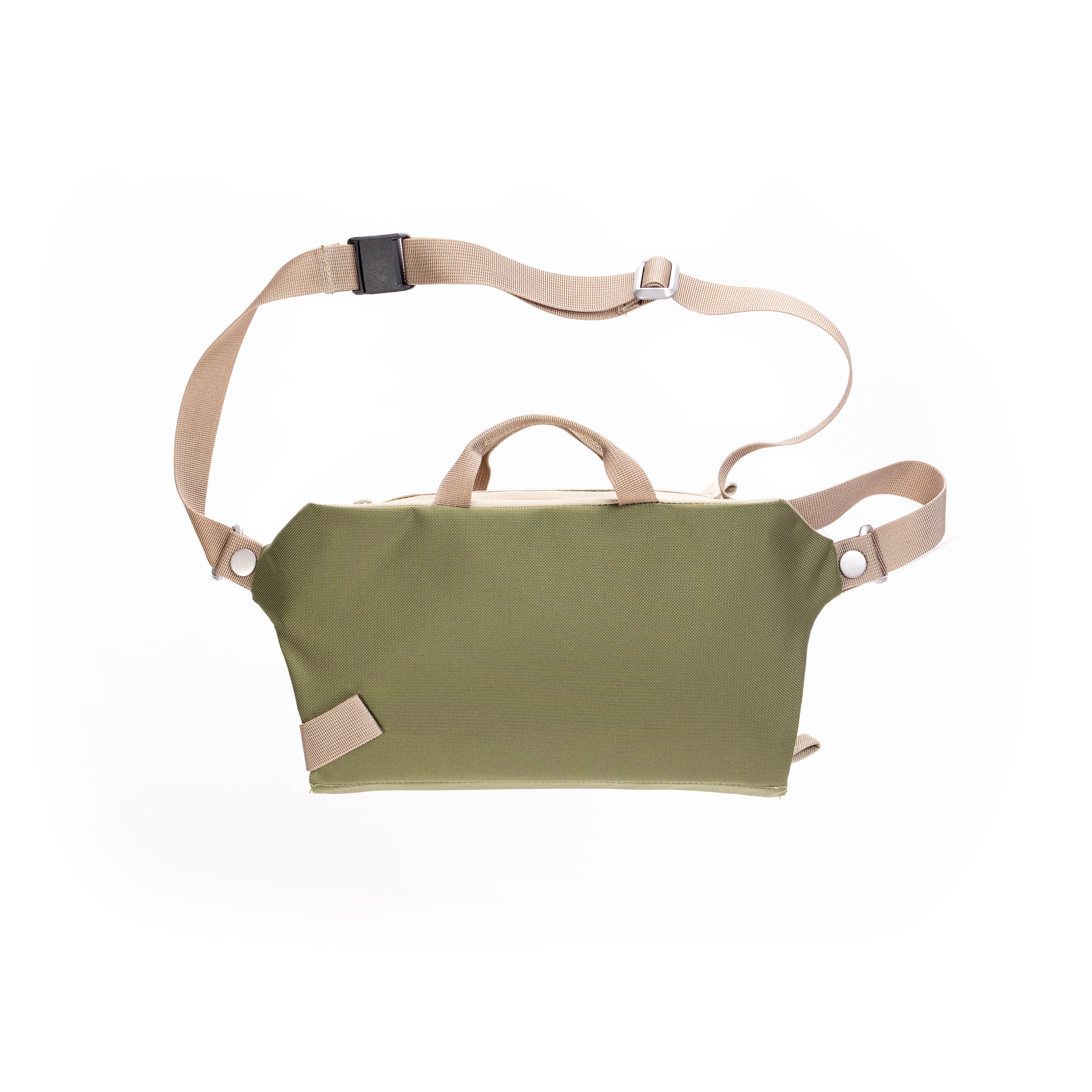 a:tach Slingah™ 2.5L sling bag in Olive Green